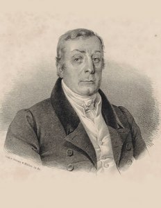 Portræt af dirigenten og komponisten Joseph Weigl 1766-1846, ca. 1830. af Franz Oehme