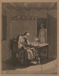 Lienhard og Gertrud. Omkring 1808