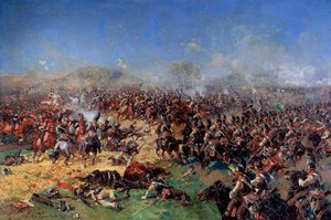 Slaget ved Borodino den 26. august 1812. Tredje fransk angreb, 1913.