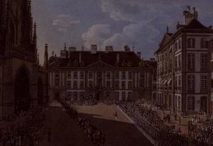 Den schweiziske diæts indtogsoptog til Bern af Franz Schmidt