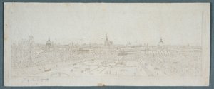 Udsigt over Wien fra Belvedere Palace af Franz Schmied