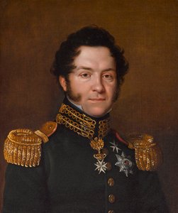 Portræt af Jean-Noé-Godefroy de Polier-Vernand 1782-1833, 1823. af Franz Seraph Stirnbrand