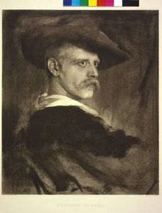 Maleri af Franz von Lenbach Fridtjof Nansen af Franz Seraph von Lenbach