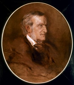 Portræt af Wilhelm Richard Wagner (oliemaleri)