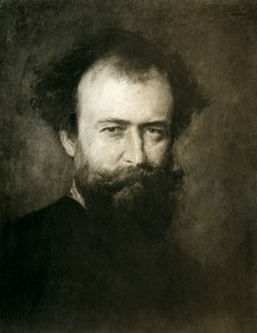 Wilhelm Busch af Franz Seraph von Lenbach