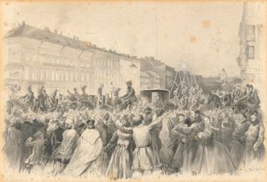 Optog af Alexander II, 1862. af Franz Teichel