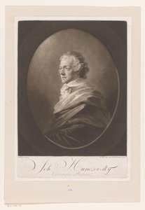 Portret af Johann Huncžovsky Joh. Huncžovsky / Chirurgiae Professor (titel på objekt) af Franz Wrenk