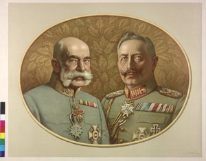 Kejser af Østrig og Vilhelm II Franz Joseph I af Franz Wurbel