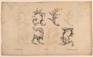 Rocaille-motiv, fra sæt nr. 76