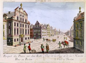 Udsigt over rådhuset, Boston