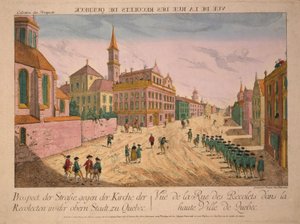 Vue de la Rue des Récollets de Quebec, udgivet ca. 1770