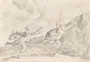 Daphnes forvandling til et laurbærtræ af Franz Xaver Wagenschon