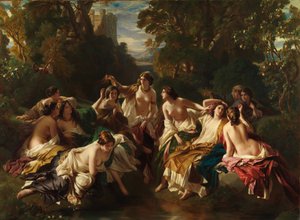 Florinda, 1853 af Franz Xaver Winterhalter