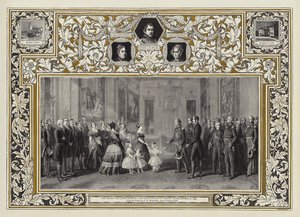 Hendes Majestæt Dronningen modtog kong Louis Philippe i Windsor Castle, 8. oktober 1844 af Franz Xaver Winterhalter