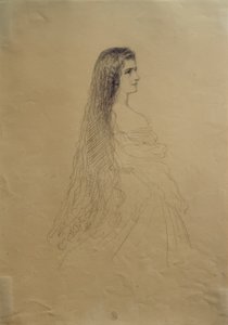 Kejserinde Elisabeth af Østrig af Franz Xaver Winterhalter