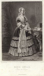 Maria Amalia fra Napoli og Sicilien af Franz Xaver Winterhalter