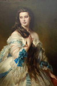 Nadezhda Nikolayevna Rimskaya-Korsakova født Purgold, ca. 1870 af Franz Xaver Winterhalter