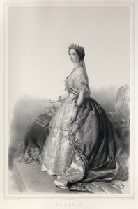 Portræt af Imperatrice Eugenie af Franz Xaver Winterhalter