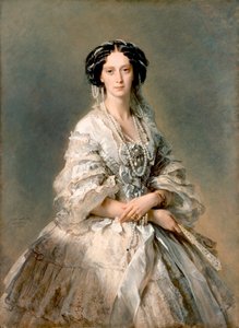 Portræt af Maria Alexandrovna, 1857 af Franz Xaver Winterhalter