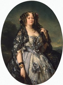 Portræt af prinsesse Sophia Radziwill, 1864 af Franz Xaver Winterhalter