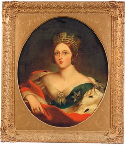 Portræt af dronning Victoria af Franz Xaver Winterhalter