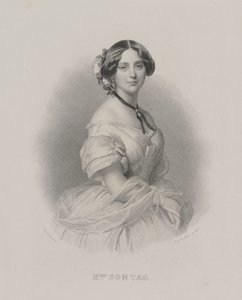 Portræt af operasangerinden Henriette Sontag 1806-1854, ca. 1850. af Franz Xaver Winterhalter