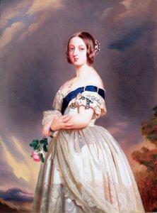 Dronning Victoria (1819-1901) 1842 af Franz Xaver Winterhalter