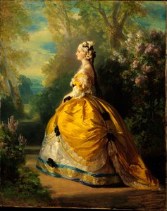 Kejserinde Eugénie (Eugénie de Montijo, 1826-1920, Condesa de Teba) af Franz Xaver Winterhalter