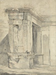 romersk ruin af Franz de Paula Ferg