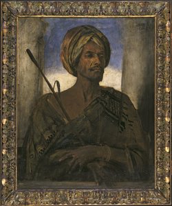 Portræt af en araber af Franz von Lenbach