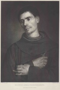Portræt af en franciskanermunk af Franz von Lenbach