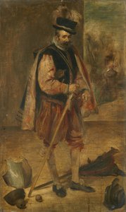 Hofnarr af Filip IV af Spanien, kopi efter Velázquez