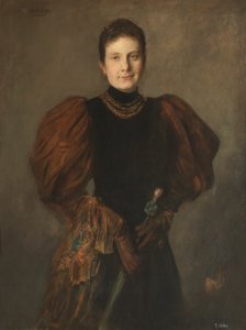 Infanta María de la Paz de Borbón, datter af Isabella II af Franz von Lenbach