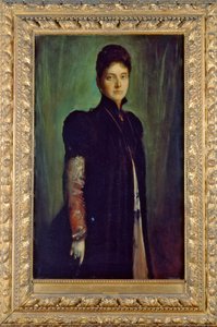 Marchesa di Montagliari af Franz von Lenbach