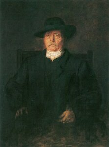 Portræt af Otto von Bismarck af Franz von Lenbach