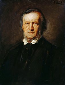 Portræt af Richard Wagner 1813-1883.