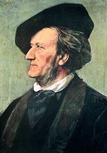 Richard Wagner 1813-1883, tysk komponist, dirigent og essayist, slutningen af det 19. århundrede