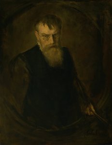 selvportræt af Franz von Lenbach