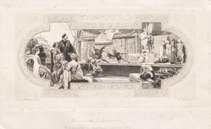 Den middelalderlige mysteriescene af Franz von Matsch