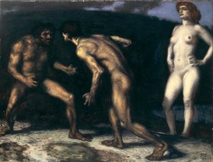 Kamp for en kvinde af Franz von Stuck
