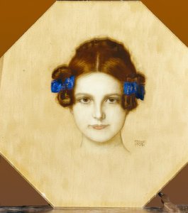Franz von Stuck, Mary med blå bånd af Franz von Stuck