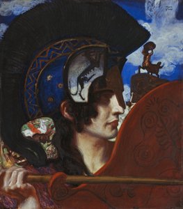Kampen mod Amazon af Franz von Stuck