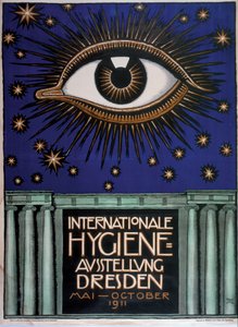 Plakat for den første internationale hygiejneudstilling i 1911, 1911