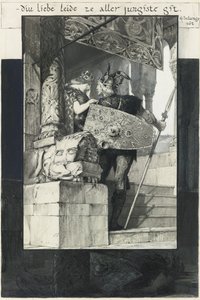 Siegfried og Kriemhild af Franz von Stuck