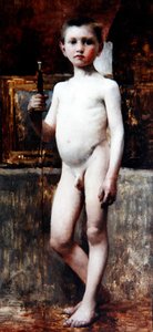 Ung dreng, ca. 1911 (olie på lærred) af Franz von Stuck