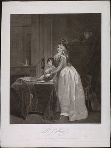 Den optiske fremviser, ca. 1794. af Fréderic Cazenave