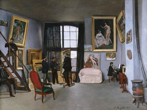Bazilles studie af Frédéric Bazille