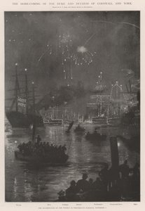 Hertugen og hertuginden af Cornwall og Yorks hjemkomst af Fred T. Jane