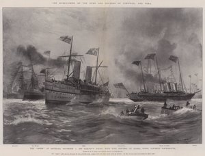 Hjemkomsten af hertugen og hertuginden af Cornwall og York