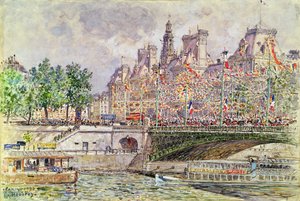 Rådhuspladsen, Paris, 14. juli 1905